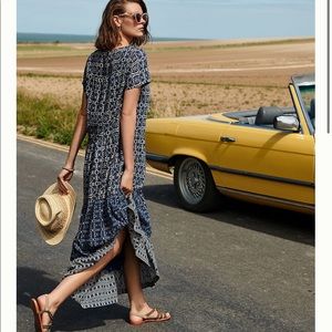 NWT Merida Tiered Maxi Dress